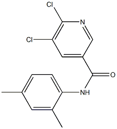 5,6-dichloro-N-(2,4-dimethylphenyl)pyridine-3-carboxamide Structure