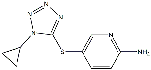 5-[(1-cyclopropyl-1H-1,2,3,4-tetrazol-5-yl)sulfanyl]pyridin-2-amine