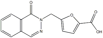 5-[(1-oxophthalazin-2(1H)-yl)methyl]-2-furoic acid 结构式