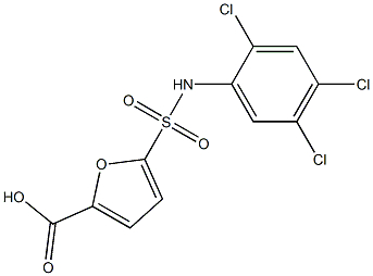 5-[(2,4,5-trichlorophenyl)sulfamoyl]furan-2-carboxylic acid