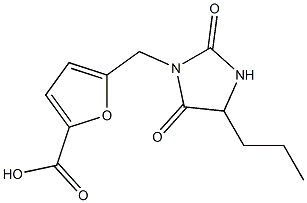 5-[(2,5-dioxo-4-propylimidazolidin-1-yl)methyl]furan-2-carboxylic acid
