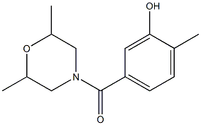 5-[(2,6-dimethylmorpholin-4-yl)carbonyl]-2-methylphenol