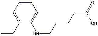 5-[(2-ethylphenyl)amino]pentanoic acid