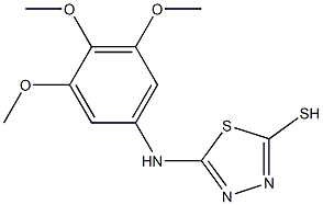 5-[(3,4,5-trimethoxyphenyl)amino]-1,3,4-thiadiazole-2-thiol