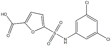 5-[(3,5-dichlorophenyl)sulfamoyl]furan-2-carboxylic acid