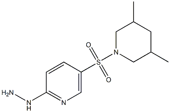 5-[(3,5-dimethylpiperidine-1-)sulfonyl]-2-hydrazinylpyridine
