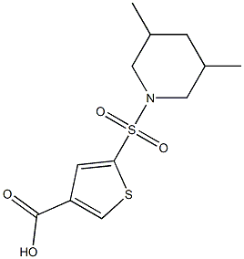  5-[(3,5-dimethylpiperidine-1-)sulfonyl]thiophene-3-carboxylic acid