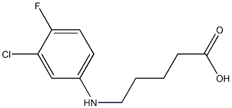 5-[(3-chloro-4-fluorophenyl)amino]pentanoic acid