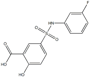 5-[(3-fluorophenyl)sulfamoyl]-2-hydroxybenzoic acid