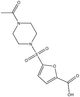 5-[(4-acetylpiperazine-1-)sulfonyl]furan-2-carboxylic acid