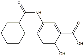 5-[(cyclohexylcarbonyl)amino]-2-hydroxybenzoic acid