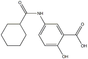 5-[(cyclohexylcarbonyl)amino]-2-hydroxybenzoic acid|