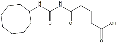 5-[(cyclooctylcarbamoyl)amino]-5-oxopentanoic acid