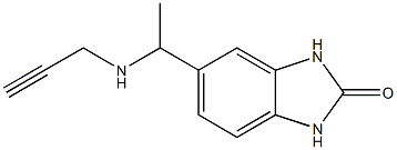 5-[1-(prop-2-yn-1-ylamino)ethyl]-2,3-dihydro-1H-1,3-benzodiazol-2-one