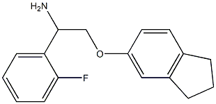 5-[2-amino-2-(2-fluorophenyl)ethoxy]-2,3-dihydro-1H-indene