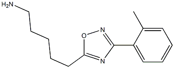 5-[3-(2-methylphenyl)-1,2,4-oxadiazol-5-yl]pentan-1-amine Structure