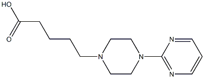 5-[4-(pyrimidin-2-yl)piperazin-1-yl]pentanoic acid Structure