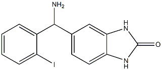 5-[amino(2-iodophenyl)methyl]-2,3-dihydro-1H-1,3-benzodiazol-2-one Structure