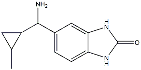  5-[amino(2-methylcyclopropyl)methyl]-2,3-dihydro-1H-1,3-benzodiazol-2-one