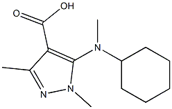 5-[cyclohexyl(methyl)amino]-1,3-dimethyl-1H-pyrazole-4-carboxylic acid