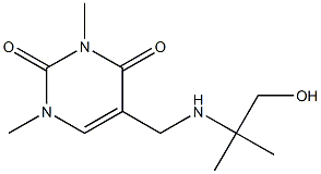  5-{[(1-hydroxy-2-methylpropan-2-yl)amino]methyl}-1,3-dimethyl-1,2,3,4-tetrahydropyrimidine-2,4-dione