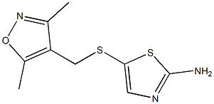  5-{[(3,5-dimethyl-1,2-oxazol-4-yl)methyl]sulfanyl}-1,3-thiazol-2-amine