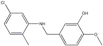 5-{[(5-chloro-2-methylphenyl)amino]methyl}-2-methoxyphenol