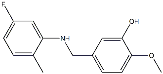 5-{[(5-fluoro-2-methylphenyl)amino]methyl}-2-methoxyphenol