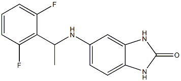  5-{[1-(2,6-difluorophenyl)ethyl]amino}-2,3-dihydro-1H-1,3-benzodiazol-2-one