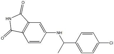  5-{[1-(4-chlorophenyl)ethyl]amino}-2,3-dihydro-1H-isoindole-1,3-dione