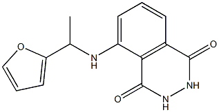 5-{[1-(furan-2-yl)ethyl]amino}-1,2,3,4-tetrahydrophthalazine-1,4-dione Structure