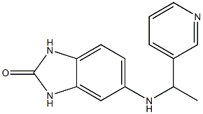 5-{[1-(pyridin-3-yl)ethyl]amino}-2,3-dihydro-1H-1,3-benzodiazol-2-one