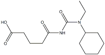 5-{[cyclohexyl(ethyl)carbamoyl]amino}-5-oxopentanoic acid,,结构式