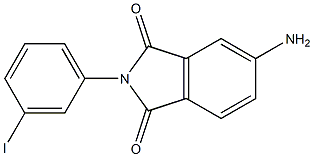 5-amino-2-(3-iodophenyl)-2,3-dihydro-1H-isoindole-1,3-dione Structure