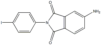 5-amino-2-(4-iodophenyl)-2,3-dihydro-1H-isoindole-1,3-dione Structure