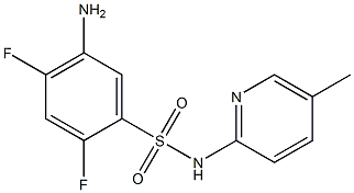 5-amino-2,4-difluoro-N-(5-methylpyridin-2-yl)benzene-1-sulfonamide