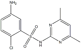 5-amino-2-chloro-N-(4,6-dimethylpyrimidin-2-yl)benzene-1-sulfonamide
