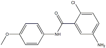 5-amino-2-chloro-N-(4-methoxyphenyl)benzamide Structure