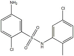 5-amino-2-chloro-N-(5-chloro-2-methylphenyl)benzene-1-sulfonamide