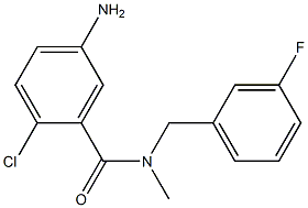 5-amino-2-chloro-N-[(3-fluorophenyl)methyl]-N-methylbenzamide|