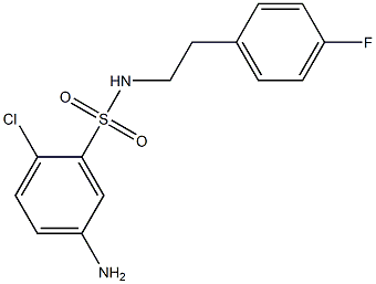 5-amino-2-chloro-N-[2-(4-fluorophenyl)ethyl]benzene-1-sulfonamide