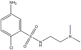 5-amino-2-chloro-N-[2-(dimethylamino)ethyl]benzene-1-sulfonamide|