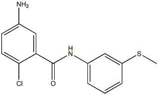 5-amino-2-chloro-N-[3-(methylsulfanyl)phenyl]benzamide|