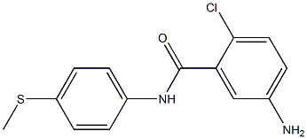 5-amino-2-chloro-N-[4-(methylsulfanyl)phenyl]benzamide