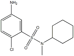  5-amino-2-chloro-N-cyclohexyl-N-methylbenzene-1-sulfonamide