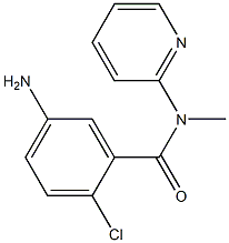 5-amino-2-chloro-N-methyl-N-(pyridin-2-yl)benzamide Structure