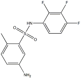 5-amino-2-methyl-N-(2,3,4-trifluorophenyl)benzene-1-sulfonamide