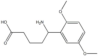 5-amino-5-(2,5-dimethoxyphenyl)pentanoic acid