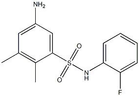 5-amino-N-(2-fluorophenyl)-2,3-dimethylbenzene-1-sulfonamide