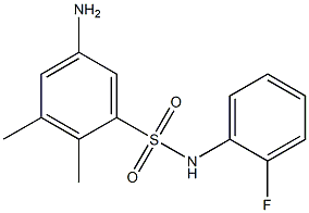  5-amino-N-(2-fluorophenyl)-2,3-dimethylbenzene-1-sulfonamide